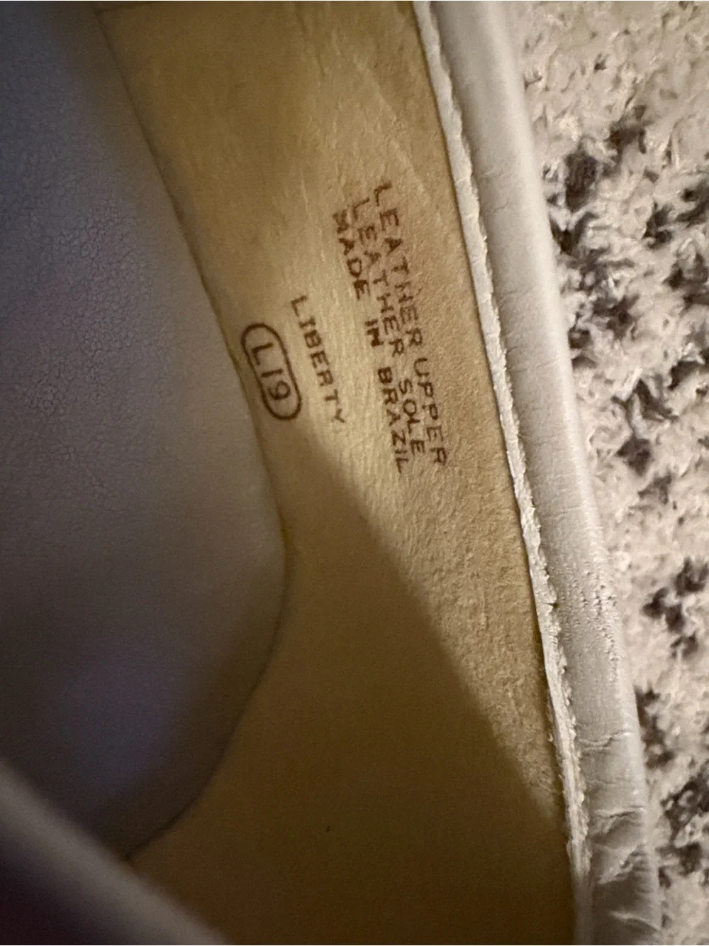 Enzo Angiolini Cream Square-Toe Leather Loafers - Picture 2 of 3
